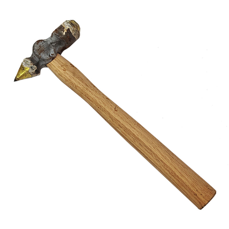 New Handcrafted Alloy Pointed Hammer Stone Repair Chiseled Hammer Double Head Single Point Multifunction Granite Repair Little-Taobao