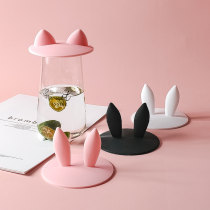 Silicone cup cover round Universal Universal ceramic cup cover glass water cup tea cup dust mug cover edible grade