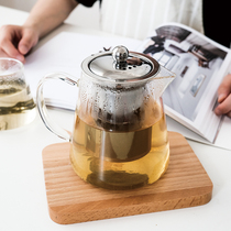 Home mini high temperature resistant filter teapot bubble teapot can be added with hot water kettle flower teapot cool Kettle Coffee Pot