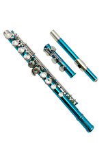 16-hole C key E key closed-hole flute color blue purple cyan flute children students beginners playing musical instruments