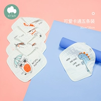 Пять квадратных шарфов (комбинация 4 30*30)