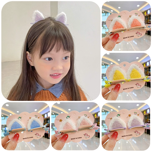 Детский милый аксессуар для волос, милая челка, заколка для волос, детские шпильки для волос, популярно в интернете