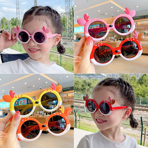Детские милые солнцезащитные очки для мальчиков на солнечной энергии