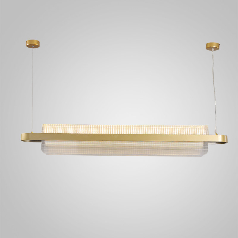 Postmodern minimalist designer Nordic light extravagant table bar desk office 1 2 m 1 5 rice Director-General Bar chandeliers