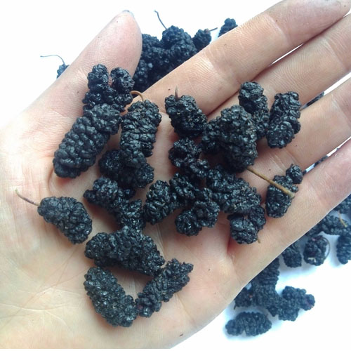 2021 New Dried Mulberry Special Grade Sandless Stubble Black Mulberry Dried Fresh Black Mulberry Cream Jam 1 kg