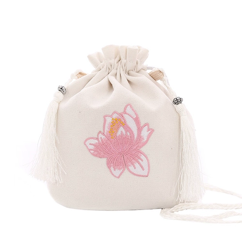 Небольшая сумка, ханьфу, аксессуар, сумка через плечо, сумка на одно плечо, мобильный телефон, китайский стиль, на шнурках