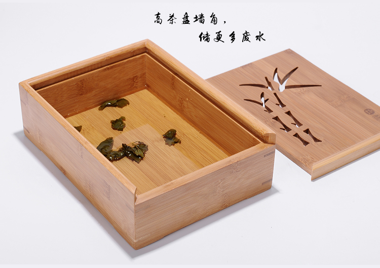 Portable folding boxes travel kung fu tea set is suing the car travel office hotel bamboo tea tray