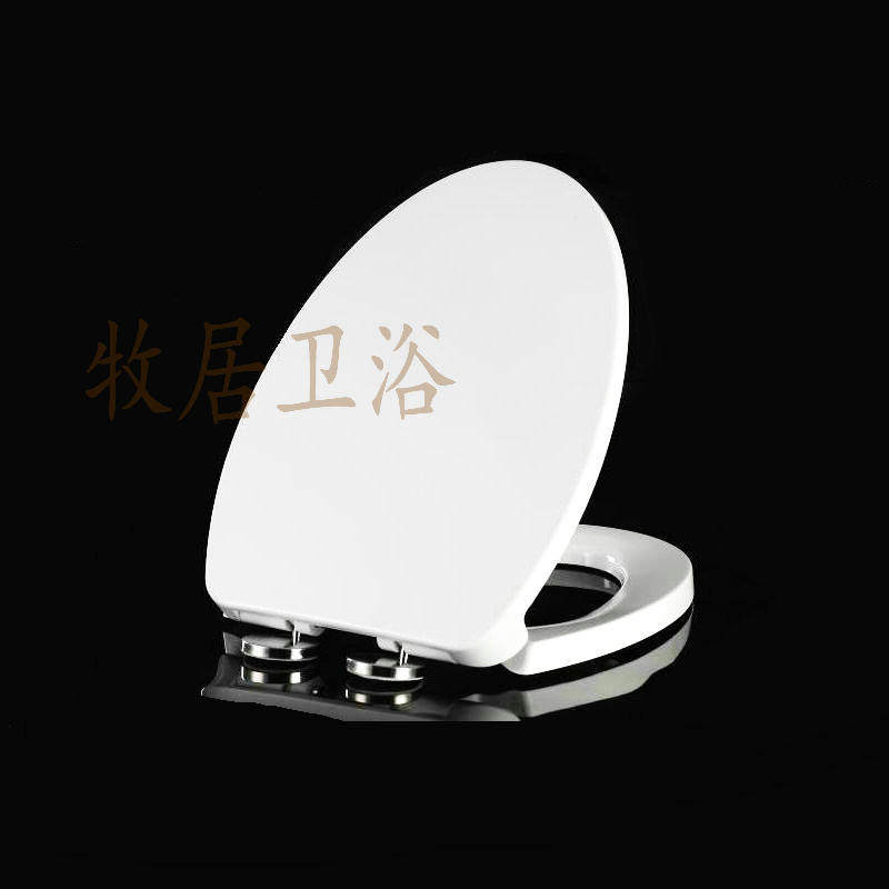 Toilet cover suitable for Zhonglilai CLLO old-fashioned toilet suitable for V-shaped slow drop thickened cover