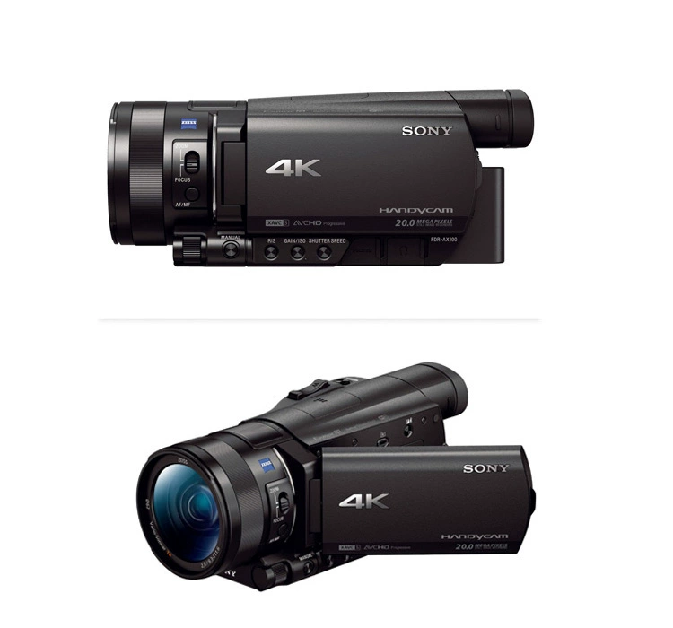 Máy ảnh SONY / Sony 4K HD FDR-AX100E Nhiếp ảnh Trang chủ Camera ghi video Du lịch đám cưới - Máy quay video kỹ thuật số máy quay phim chuyên nghiệp