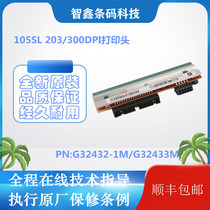 105SL Z4M S4M 110XI3 203 300DPI dot thermal barcode print head G32433M