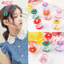 ins Net red Daisy hairclip Korean children cartoon flower clip hairpin cute girl grab clip child headgear