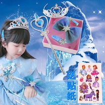 Childrens mesh bow hairclip cartoon Aisha Princess hairpin clip baby floral headdress Frozen hair accessories