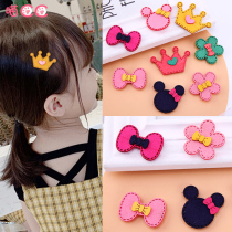 Children cartoon bow broken hair stickers Korean girl cute magic stickers headdress baby accessories headgear hair accessories