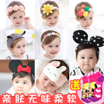 Baby lace hair band Korean baby protection door cap cute princess super cute floral headdress baby headgear hair hoop