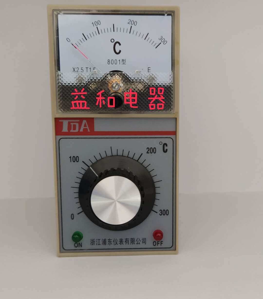 Zhejiang Pudong meter Zhongpu TDA-8001 K E type finger-type temperature controller temperature controller