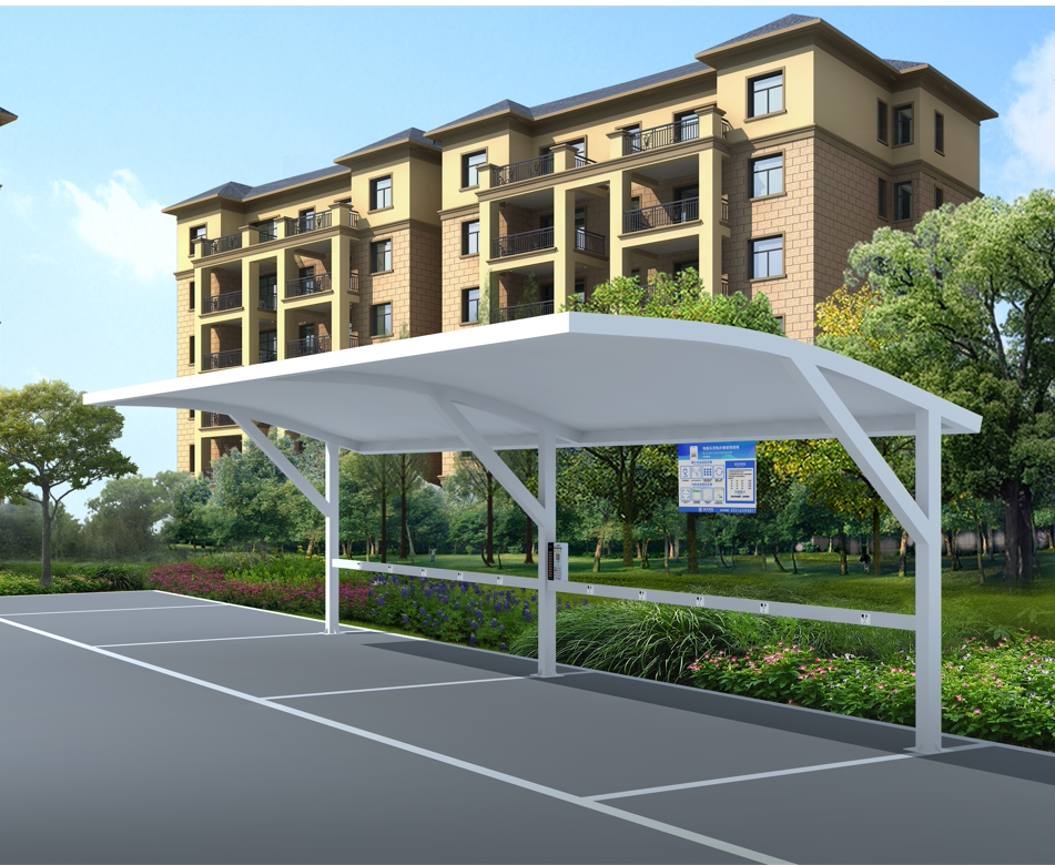 Membrane structure carportCar parking shedCharging pile shedTension membraneLandscape shedAwningBicycle electric carport