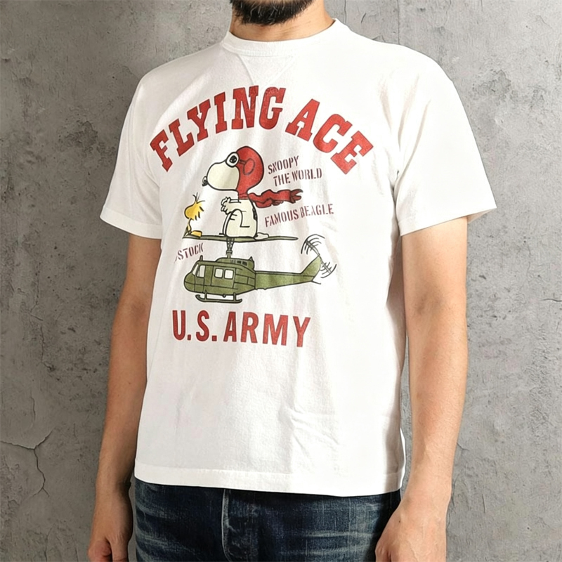 Toys Mccoy Tmc2638 Japanese Retro Snoopy Print Pure Cotton Short-Sleeve T-Shirt, Available in Three Colors