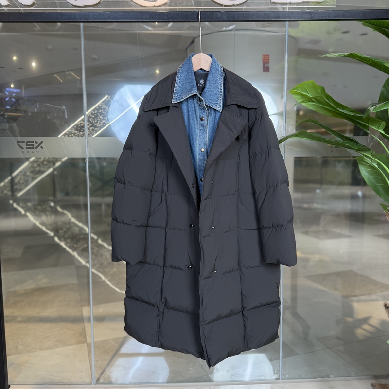【She Tu】25 Winter 8736255111 (No Returns or Exchanges) Fake Two-Piece Long down Jacket "M167G" 【She Tu】25 Winter 8736255111 (No Returns or Exchanges) Fake Two-Piece Long down Jacket "M167G"