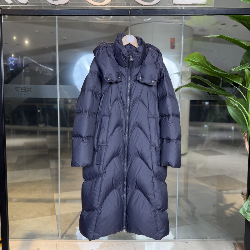 【She Tu】25 Winter 8735255113 (No Returns or Exchanges) Hooded Long down Jacket "M239G"