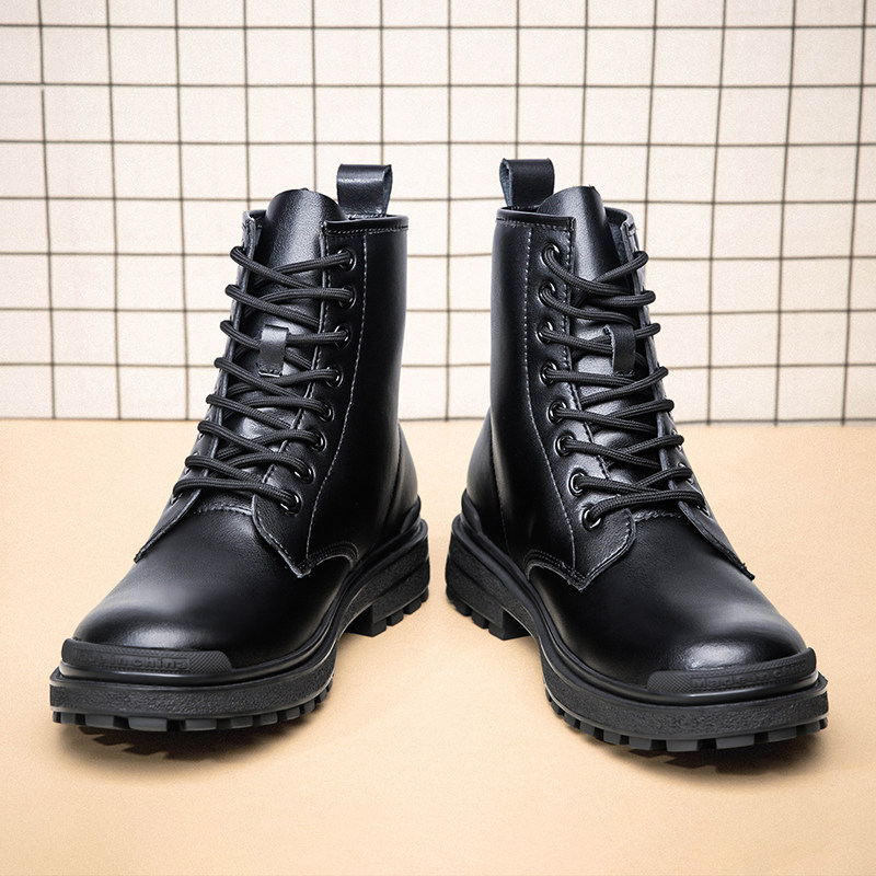 Seven Wolves Martin Boots Man 2022 Spring Autumn Season Inn High Cylinder Tooling Boots Warm Trends 100 Hitch Boots Snowy Boots
