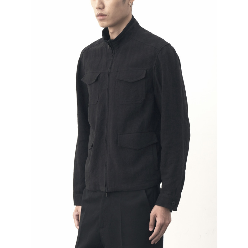 Cut Ousia Linen Crinkle Jacket