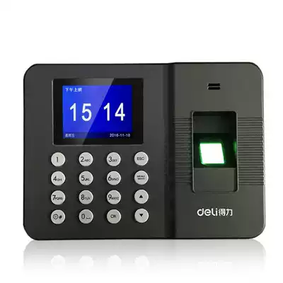 Deli 3960 attendance machine fingerprint check in to work All identification staff fingerprint device attendance check card machine