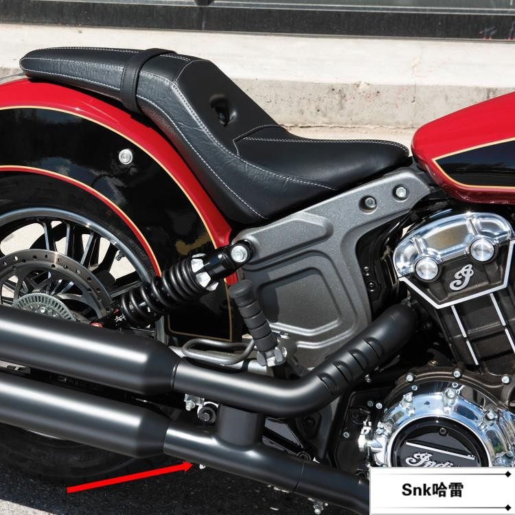 Suitable for Indian scouts Scout retrofitted exhaust front insulation cover light cavalier bobber anti-burn plate