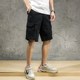 Ngụy trang quần yếm nam thủy triều thương hiệu Yu Wenle xu hướng quần thể thao lỏng năm điểm quần âu nam - Quần short