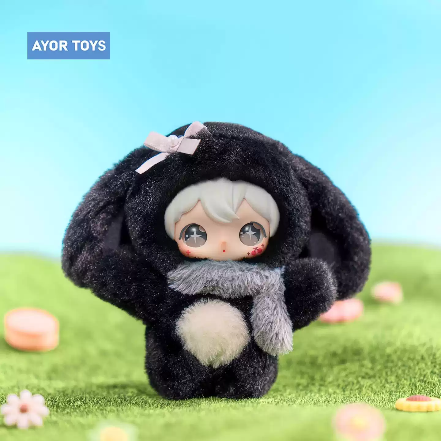正版AYORTOYS田栩宁兔闪闪ShyShy打开闪亮世界毛绒盲盒一代二代礼-淘宝