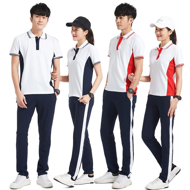 Short-sleeved table tennis suits men's and women's team uniforms quick-drying badminton tennis sportswear breathable volleyball suits