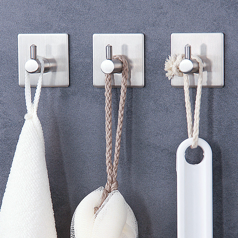 304 stainless steel hook single bathroom wall hanging kitchen supplies utensils small department store lazy artifact life practical