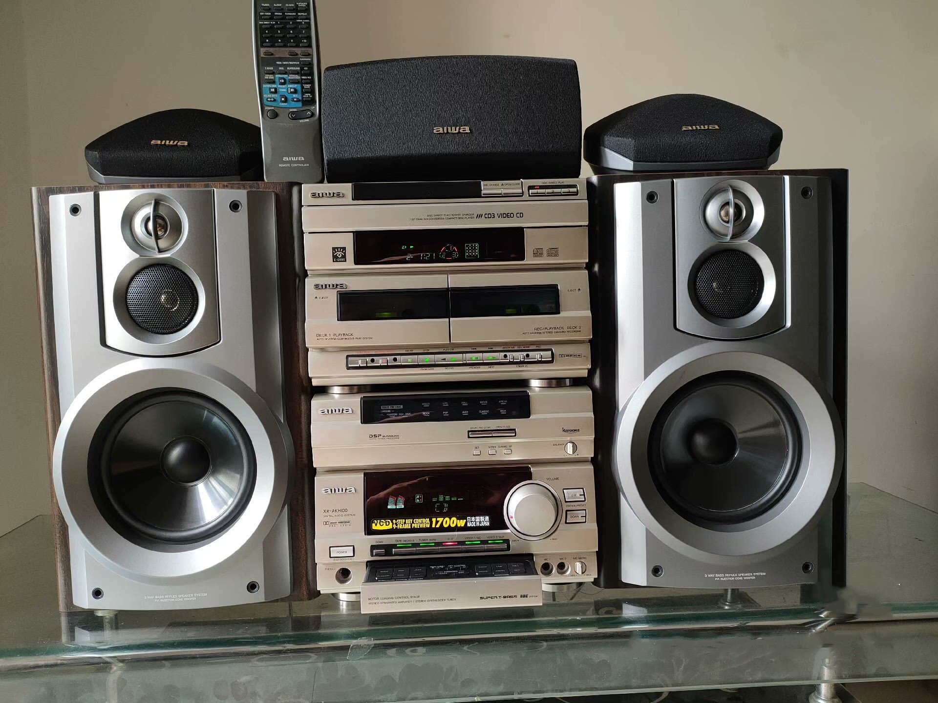 Second hand Japanese original clothes Aihua H100 composite sound color 9 new with original installed remote control function intact-Taobao