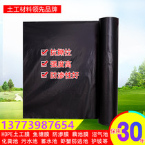 Plastic film anti-seepage membrane geomembrane waterproof membrane fish pond anti-seepage Membrane waterproof cloth black culture membrane fish pond waterproof membrane