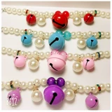 Ожерелье ручной работы, чокер, мультяшный медный колокольчик из жемчуга, домашний питомец, делается под заказ