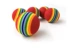 Đồ chơi cho chó Super Q Stripe Rainbow Ball Bọt Ball đồ chơi cho mèo cào móng Mèo / Chó Đồ chơi