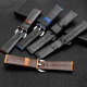 Suitable for Panerai Panerai Casio Longines Tissot Citizen Crazy Horse leather watch strap men 2224mm