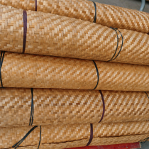 Carbonized decoration bamboo mats handmade mats for ceiling and wall projects bamboo strips for moth-proof natural retro materials