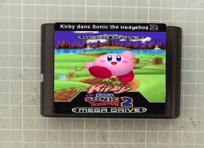 Action Breakthrough] New Sega sega MD16-bit video game black card Kabi star 2 kirby2 generation