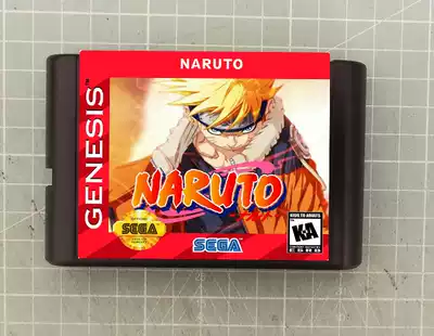 Action Adventure] New Sega segaMD16 Bit Game Black Card Naruto 1 Generation