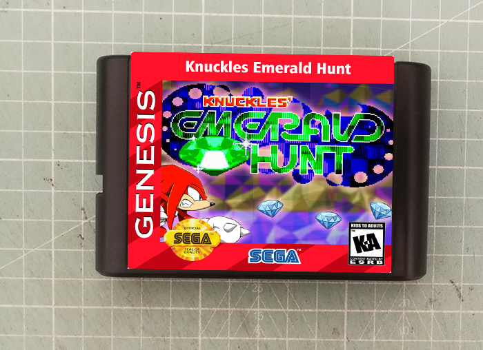 Action Adventure] The hunt Emerald Hunt of the new Sega Sega MD16 bit game Canacruz