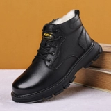 Martens, зимние утепленные удерживающие тепло туфли, из натуральной кожи