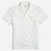 Khách hàng VIP độc quyền J.crew slim tay ngắn nam JC ngọc trai cotton lưới cotton áo polo áo sơ mi polo Jcrew active shirt