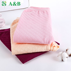 Кальсоны a＆bab内衣保暖裤女士棉裤精梳棉三层加厚中老年女秋裤t866