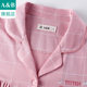 ab underwear pajamas ຝ້າຍບໍລິສຸດຂອງແມ່ຍິງ lapel cardigan ເຄື່ອງນຸ່ງຫົ່ມດໍາລົງຊີວິດສັ້ນ trousers ແມ່ຍິງເຮືອນຊຸດ G900