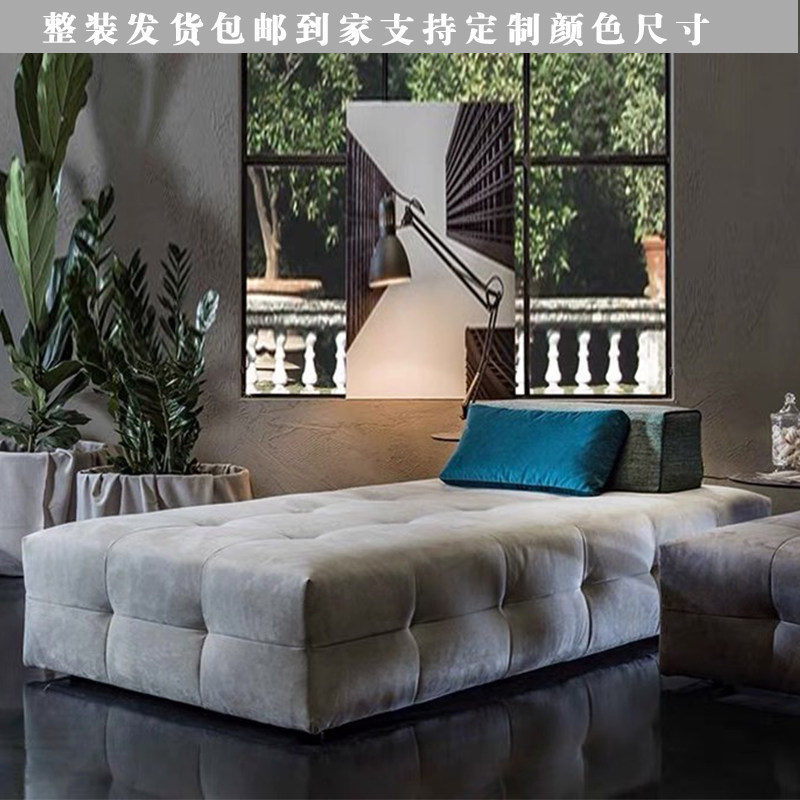 Modern minimalist high-end sofa stool designer complete living room sofa stool bedroom bed end stool cloakroom fitting stool