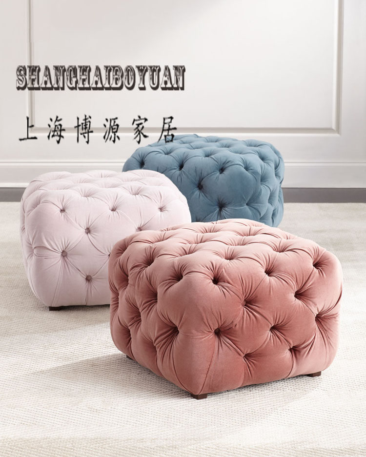 American clothes shop clotheroom and cloth fabric sofa bench shaped shoes short pier stool bench