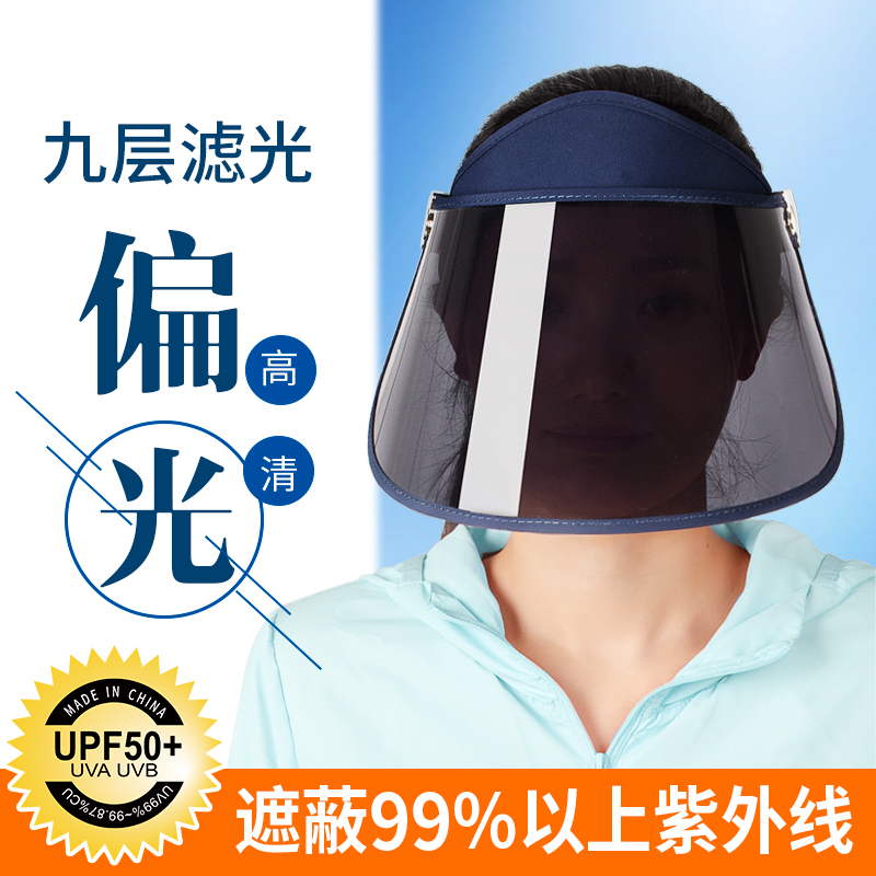 Sunshade Women's Face Mask Uv Full-Face Polarized Cycling Windproof Face Cover Sun Protection Summer Sun Hat