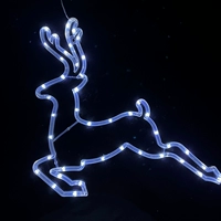 Белый бегущий оленя 46x42 см)