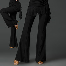 Modern dance pants womens new Latin dance costume adult friendship national standard dance waltz skirt pants summer