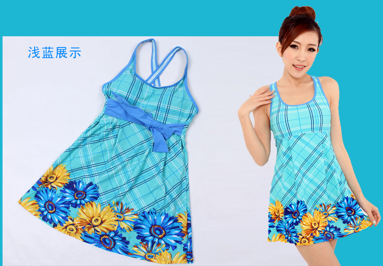 Trumpet Xiêm Váy Áo tắm Thời trang Kích thước lớn Spa Nữ Bảo tồn Che bụng Thu gom Thinning Plus Phân bón - Bộ đồ bơi hai mảnh áo tắm 2 mảnh yếm